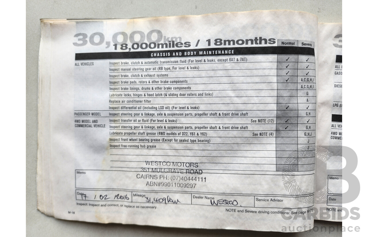 6/2014 Nissan Pathfinder ST (4x2) R52 4d Wagon White 3.5L