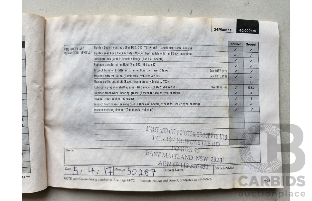 6/2014 Nissan Pathfinder ST (4x2) R52 4d Wagon White 3.5L