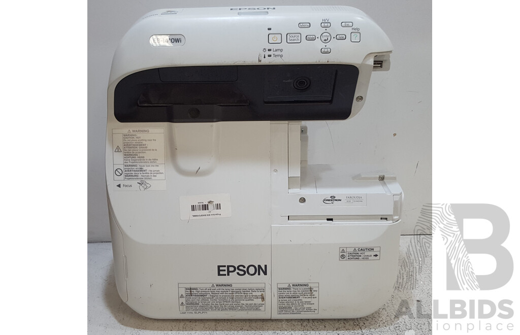Epson (EB-1410Wi) WXGA 3LCD Projector