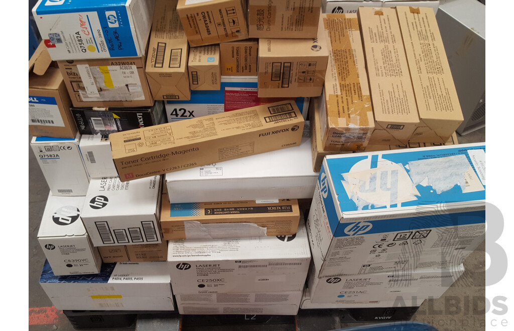 Bulk Lot of Assorted Toner Cartridges