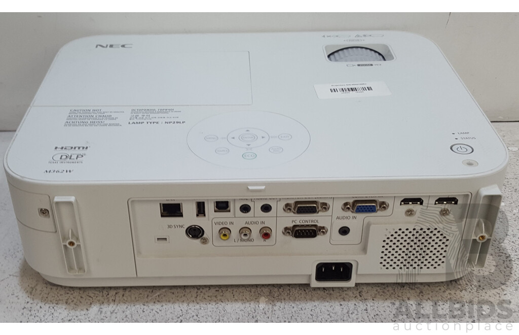 NEC (M362W) WXGA DLP Projector