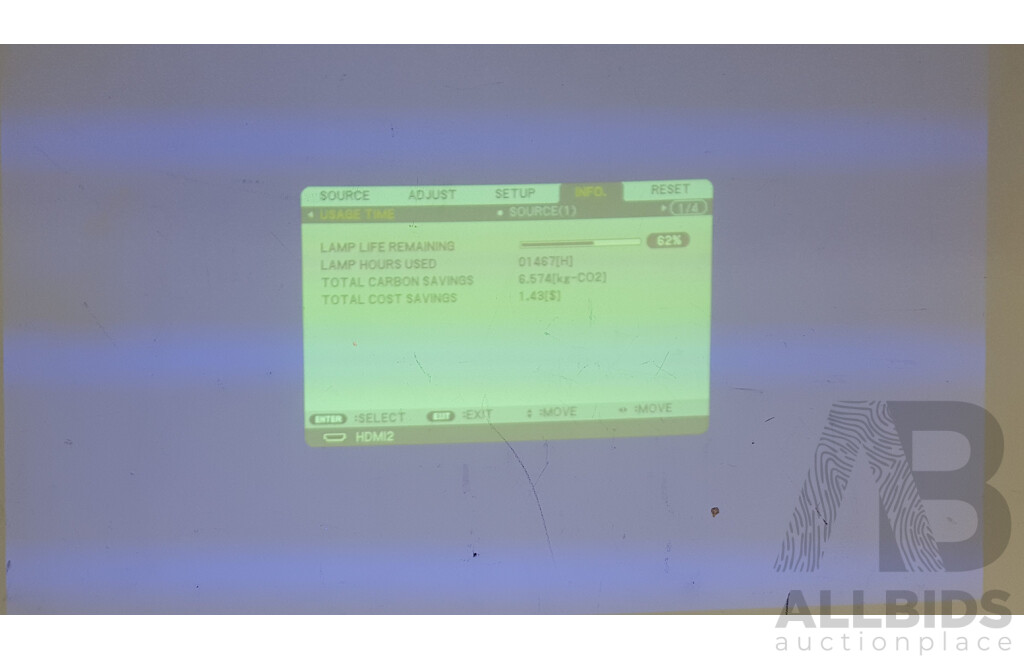 NEC (M362W) WXGA DLP Projector