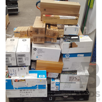 Bulk Lot of Assorted Toner Cartridges