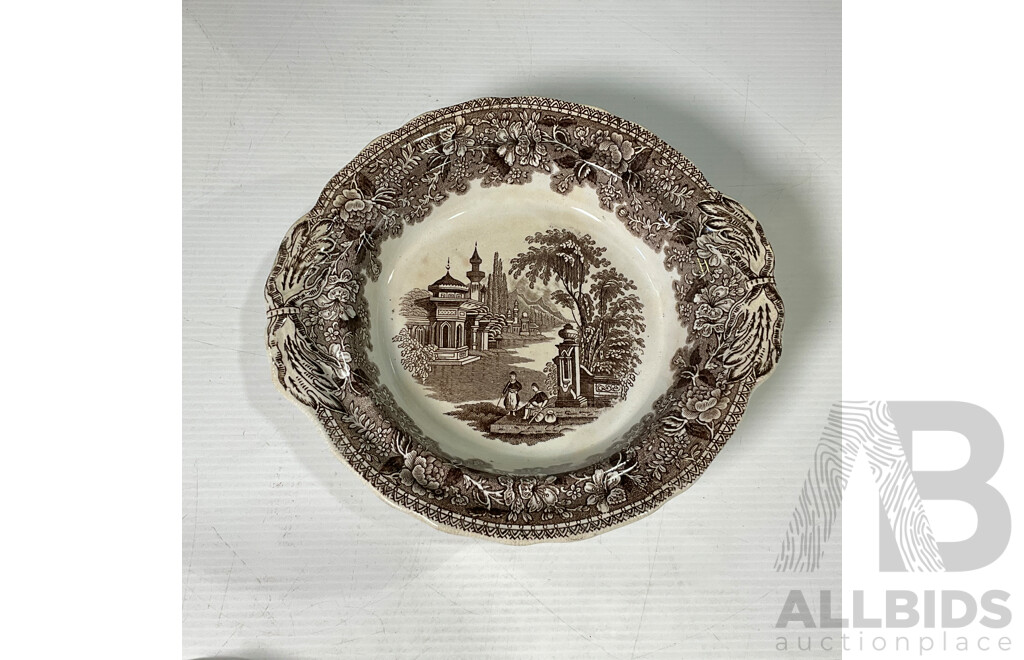 Collection of Seventeen Pieces from Two Tableware Sets Including Royal Worcester and Bosphorus J Marshall