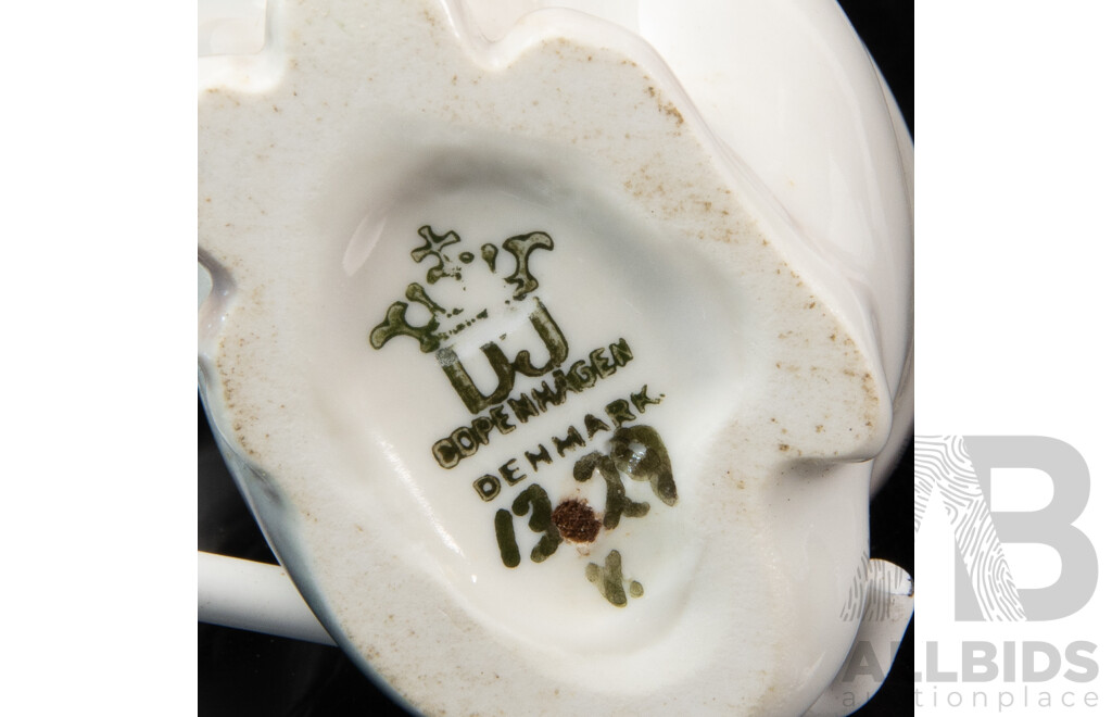 Collection of Three Royal Copenhagen Kitten Figures