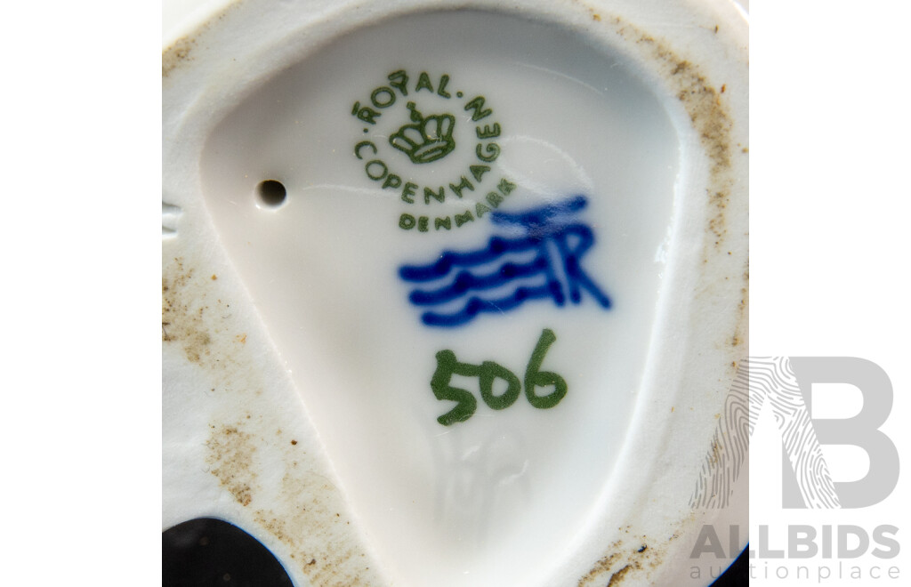 Collection of Three Royal Copenhagen Kitten Figures