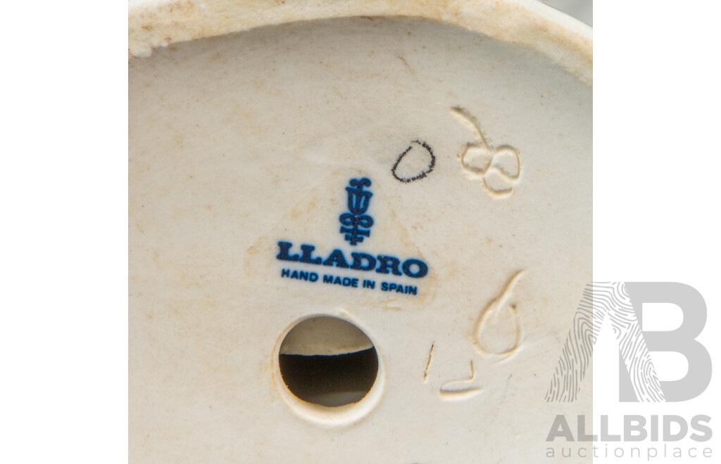 Collection of Four Water Themed Lladro Porcelain Figurines