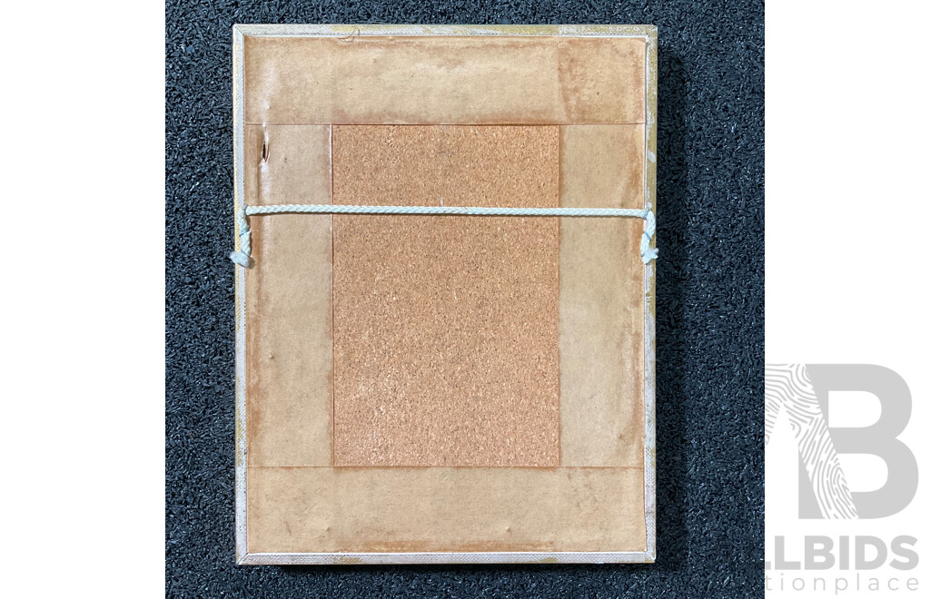 Alfama Lisboa ''Lisboa Portugal'' Hand Painted Milavale, 48 x 17 Cm (frame), 17 x 17.5 Cm (frame), 23 x 18 Cm (frame)