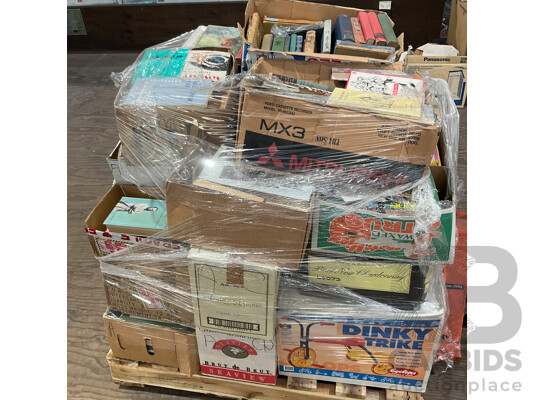 1662322 · One Full Pallet - Mystery Collection of Vintage Books