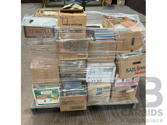 One Full Pallet - Mystery Collection of Vintage Books