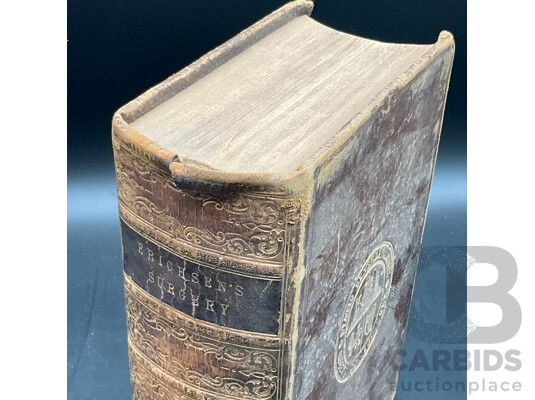 The Science and Art of Surgery ''ERICHSEN'S SURGERY'' by John Eric Erichsen