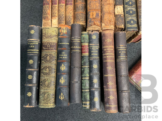 Collection of Antique and Vintage European Books - Lot of 23