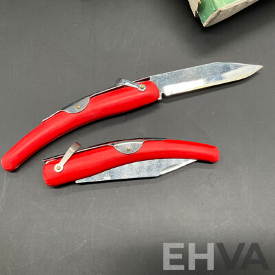 Vintage DOUBLE ARROW Pocket Knives - Lot of 48