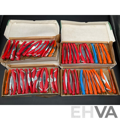 Vintage DOUBLE ARROW Pocket Knives - Lot of 48
