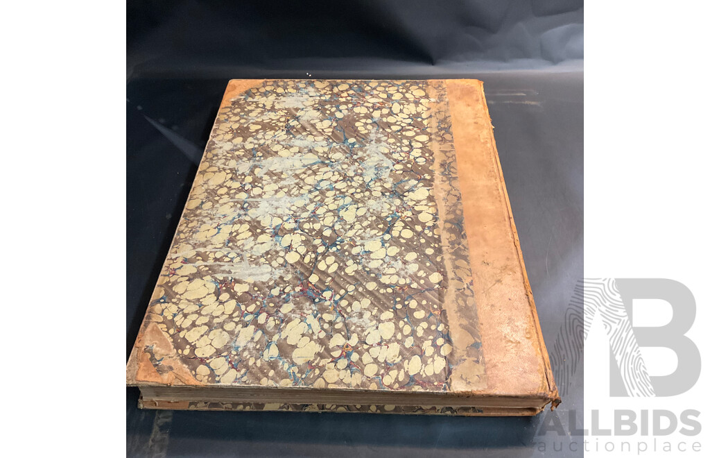 Antique Bound Volume of the Sydney Morning Herald, September - December, 1860