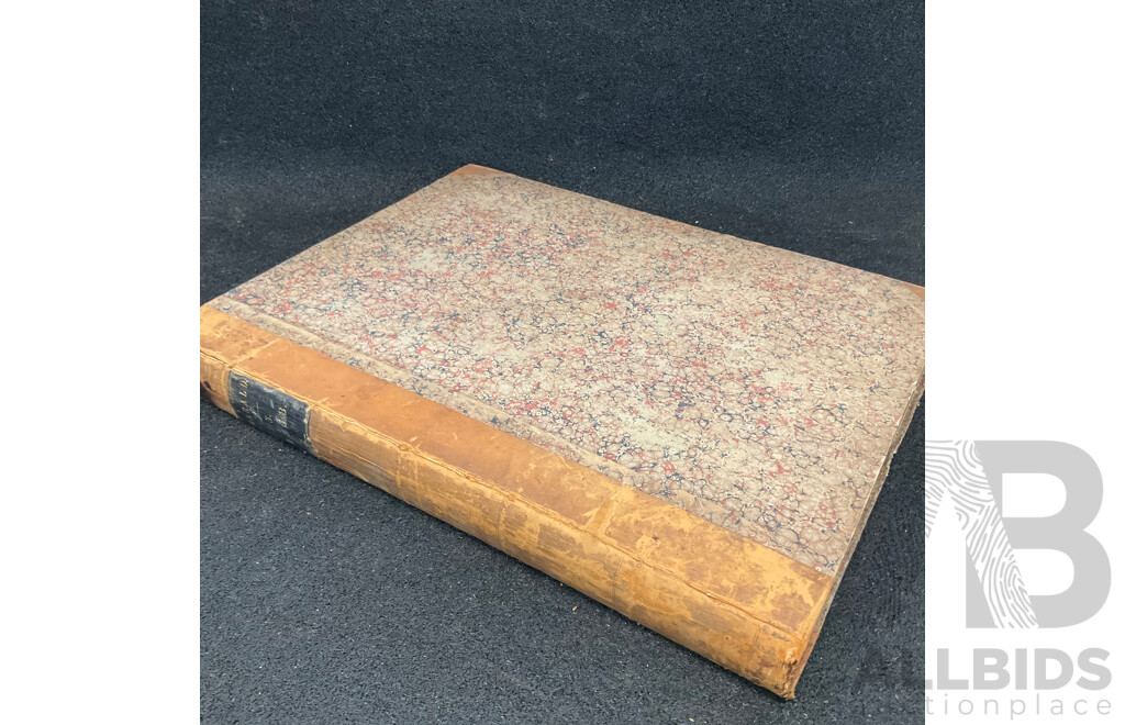 Antique Bound Volume of the Sydney Morning Herald - 3 / 1858