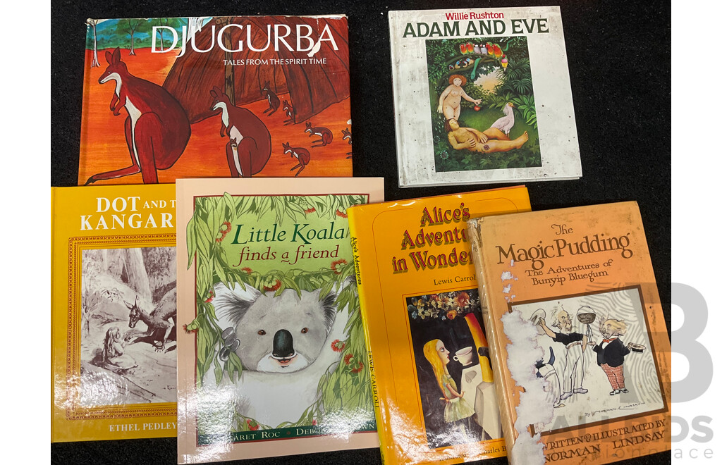 Lot of Kids Vintage Books and Comics, Including Walt Disney, Gulliver's Travels by Jonathan Swift, the Little Prince, Masha and the Bear, in a New World by Horatio Alger Jr. and More