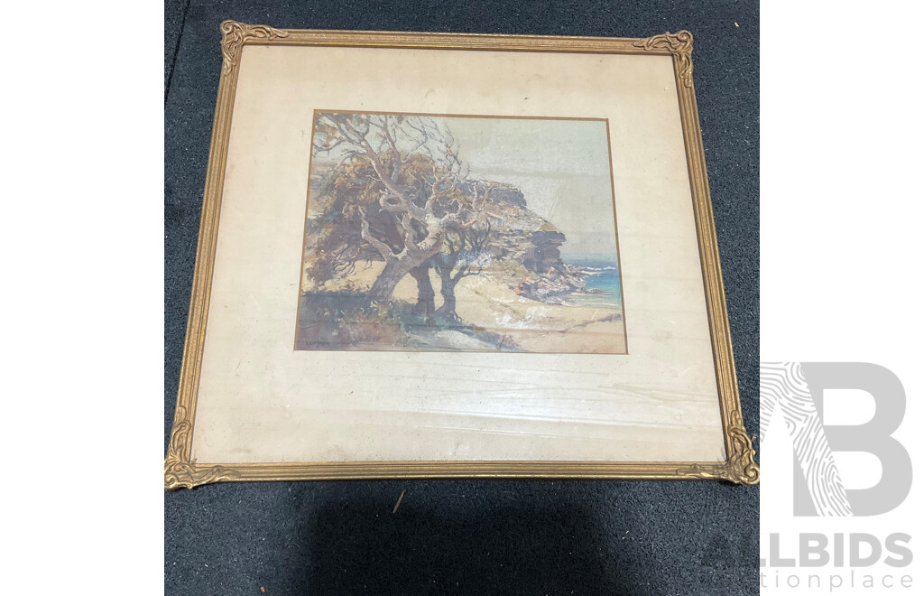 Variety of Vintage Landscape Paintings, Including T.Ansteel, Carlyle Jackson, Will Martin, Robert Johnson, H. Tebbitt and Others - Lot of 8