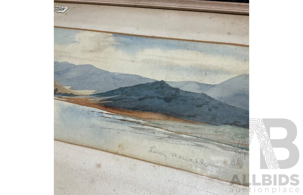 Variety of Vintage Landscape Paintings, Including T.Ansteel, Carlyle Jackson, Will Martin, Robert Johnson, H. Tebbitt and Others - Lot of 8