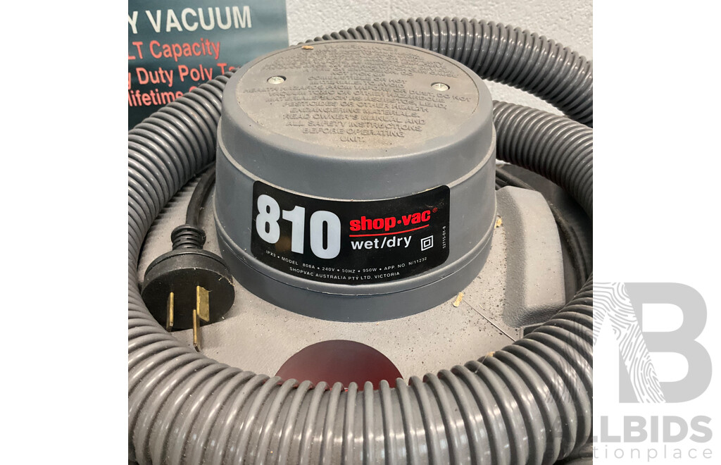 Vintage SHOP-VAC 810 Wet/Dry Vacuum