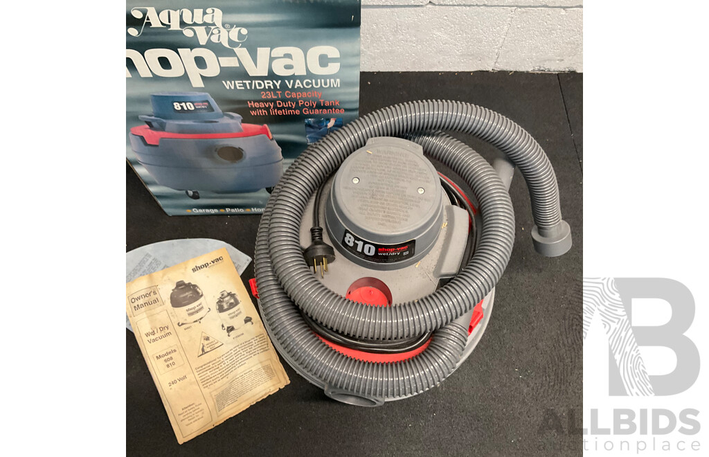 Vintage SHOP-VAC 810 Wet/Dry Vacuum