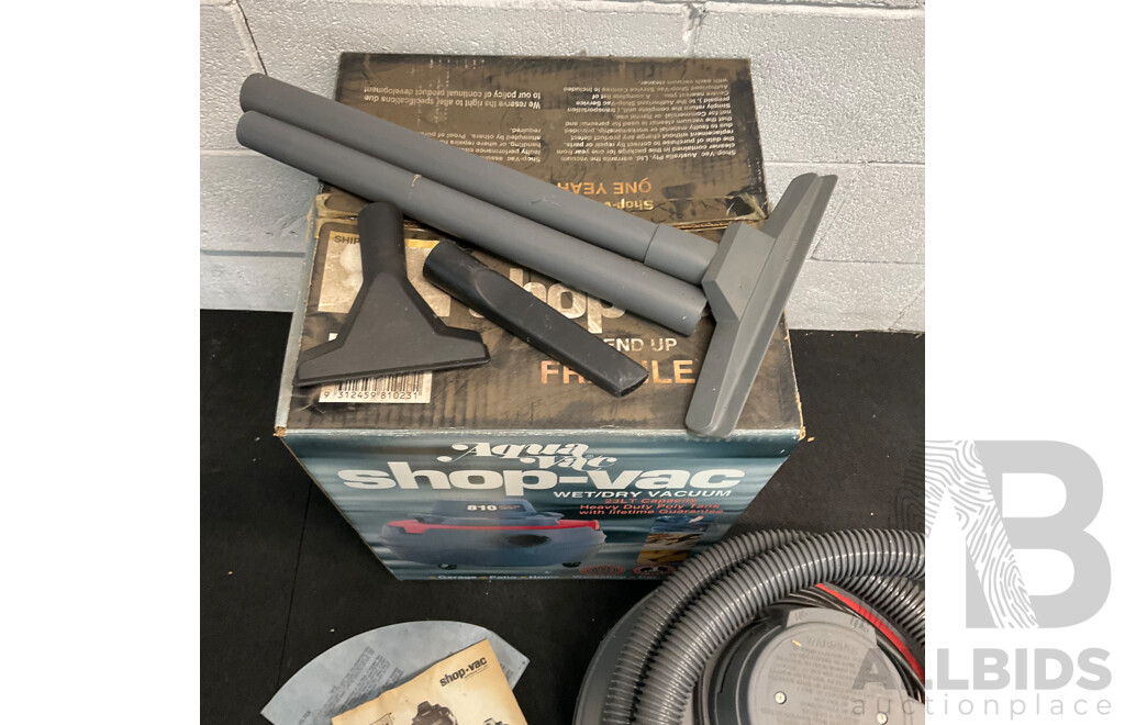 Vintage SHOP-VAC 810 Wet/Dry Vacuum