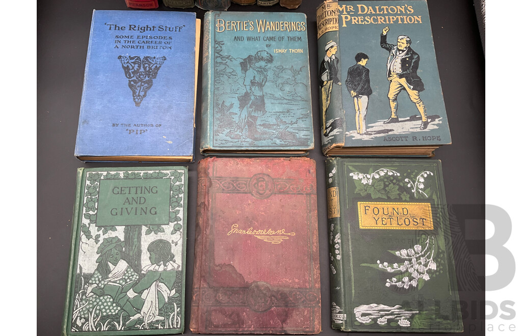 Collection of Early 20th Century Fiction in Decorative Hardback, Including Don Quixote, Poetical Works of Edmund Spenser, Otters to the Rescue and More