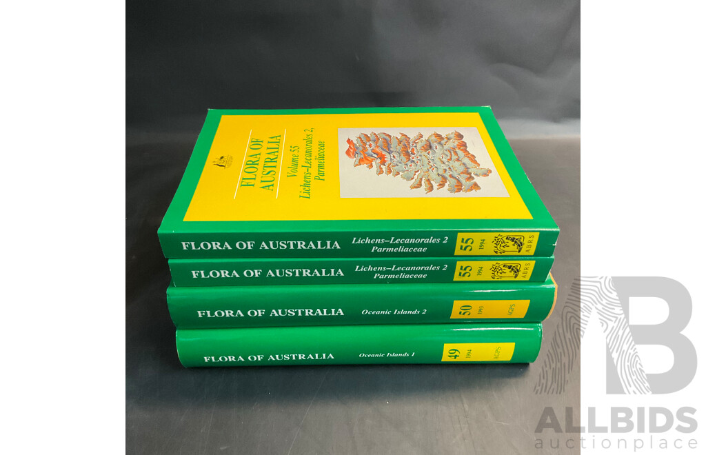Flora of Australia Volume 49,50,55,55 - Lot of 4