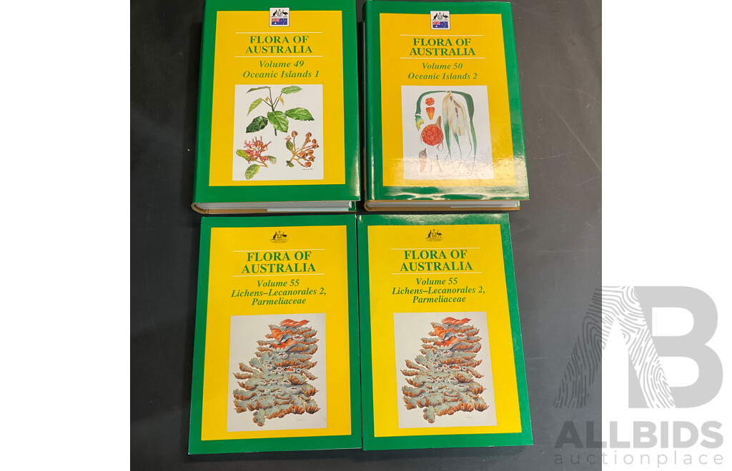 Flora of Australia Volume 49,50,55,55 - Lot of 4