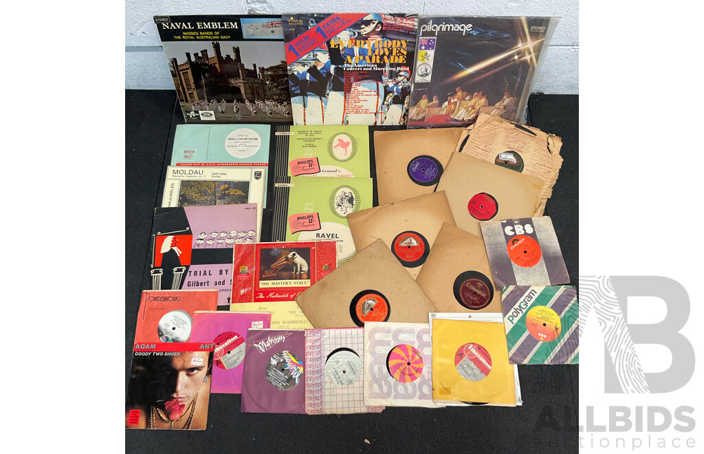 Collection of Vintage Vinyl LP Records - Lot of 24