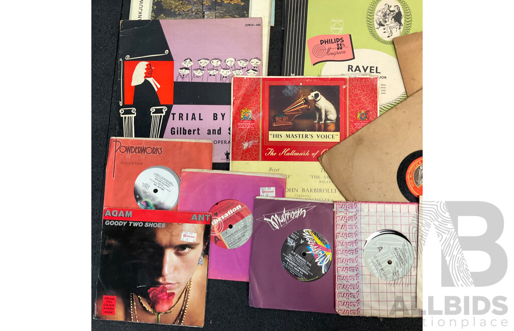 Collection of Vintage Vinyl LP Records - Lot of 24