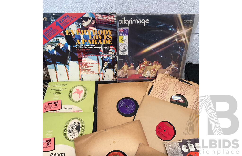 Collection of Vintage Vinyl LP Records - Lot of 24
