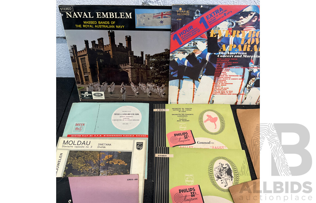 Collection of Vintage Vinyl LP Records - Lot of 24