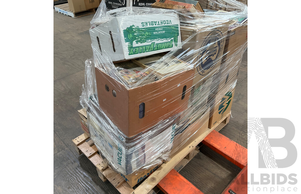 One Full Pallet - Mystery Collection of Vintage Books