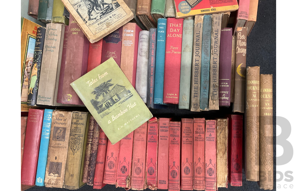 Collection of Vintage and Antique Books  in Decorative Hardback