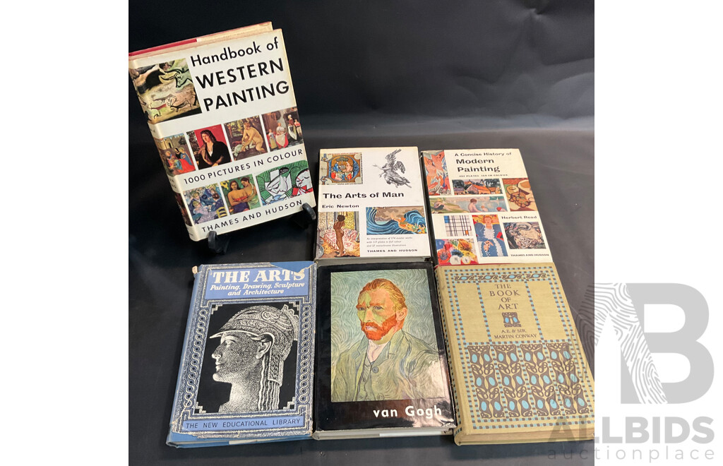 Art Collection Books - the Arts, Van Gogh, the Book of Art and More - Lot of 6
