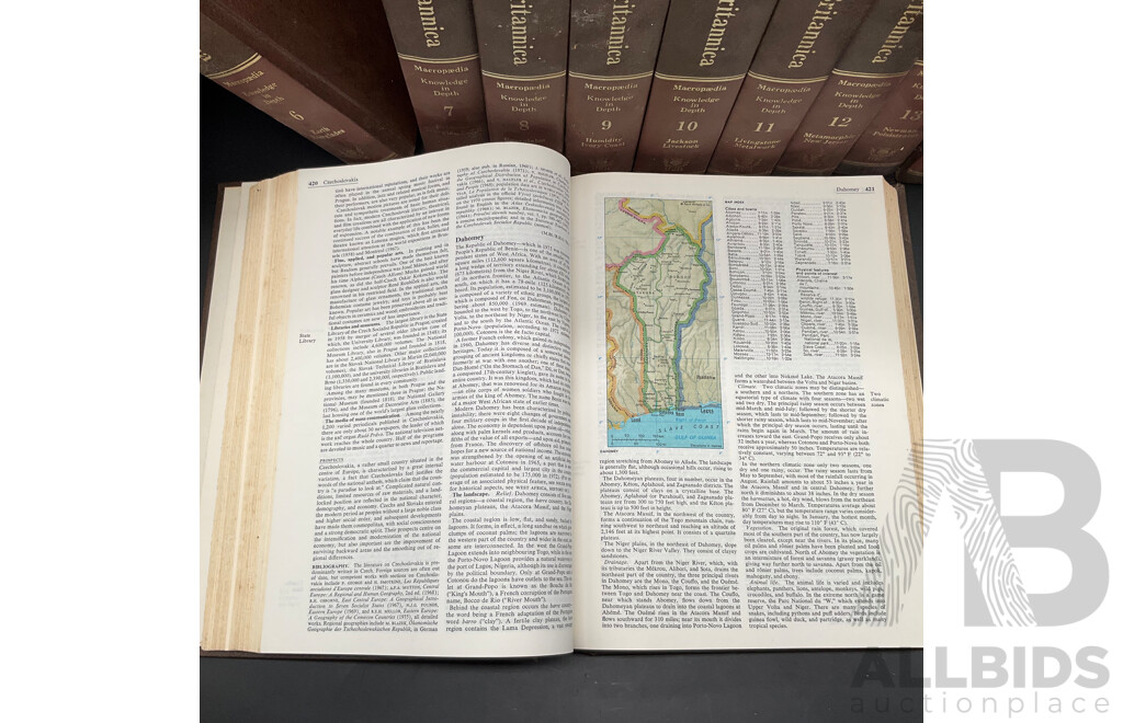 Encyclopaedia Britanica Volumes 5 to 14 - Lot of 10