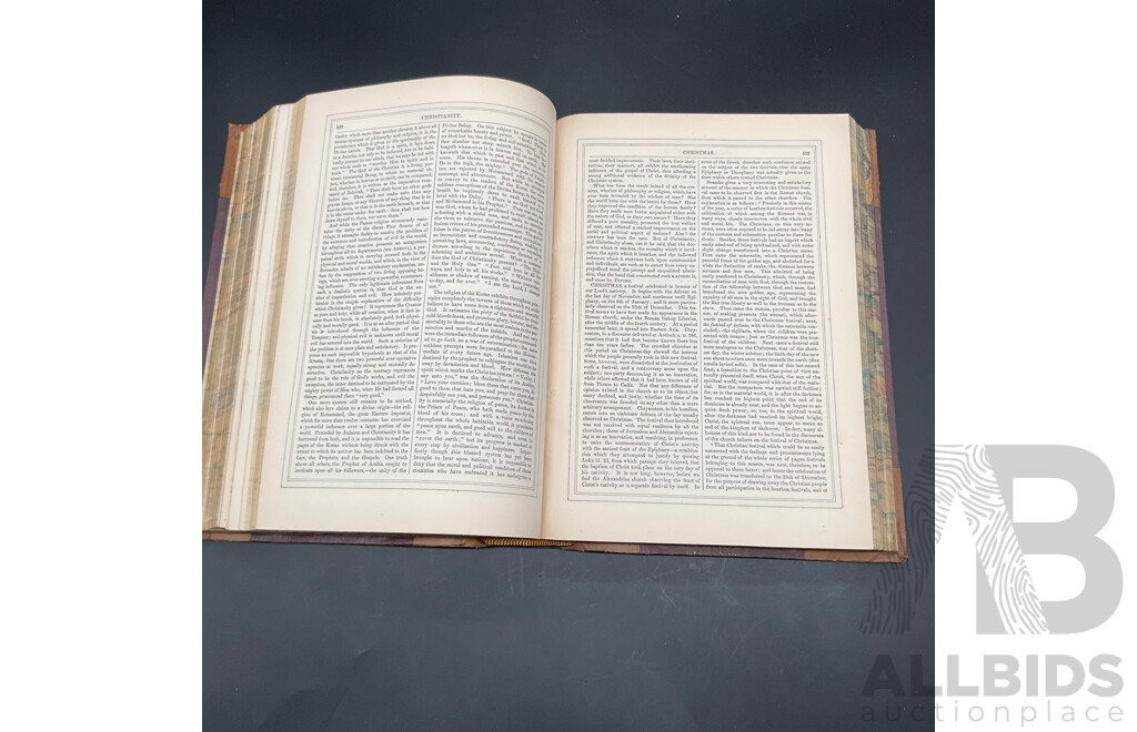 Assorted Antique Books, Including Faiths of the World. Vol I and II, Newtown's Works, the Argosy and Traite De Medicine Operatiore - Lot of 5