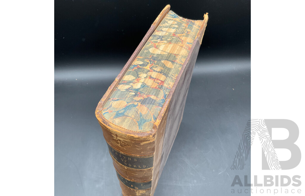 Assorted Antique Books, Including Faiths of the World. Vol I and II, Newtown's Works, the Argosy and Traite De Medicine Operatiore - Lot of 5