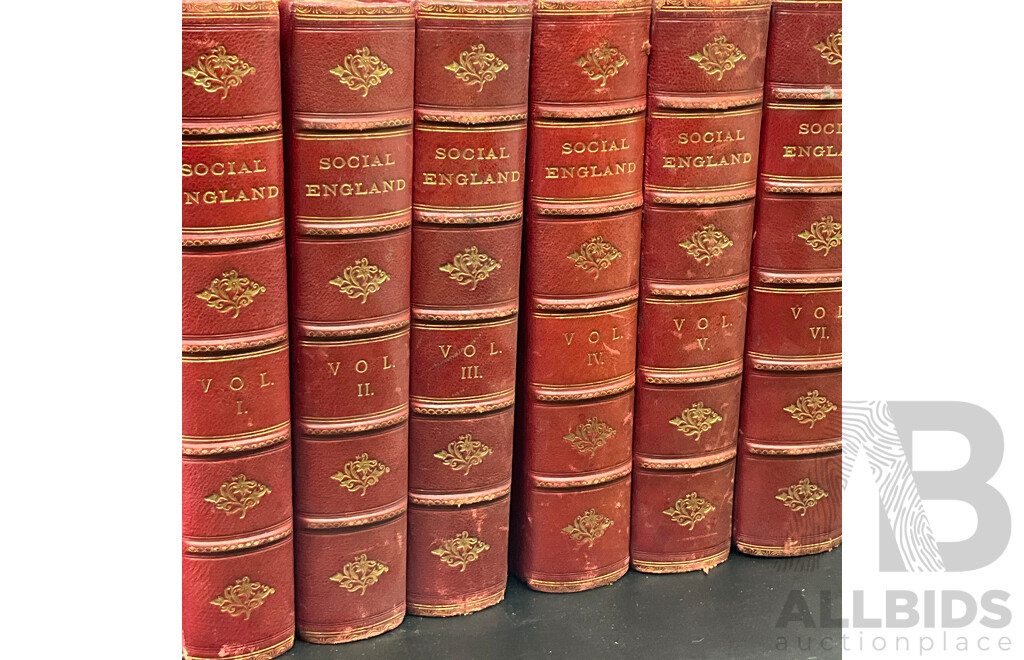 H.D. Trail SOCIAL ENGLAND Vol I. to VI.