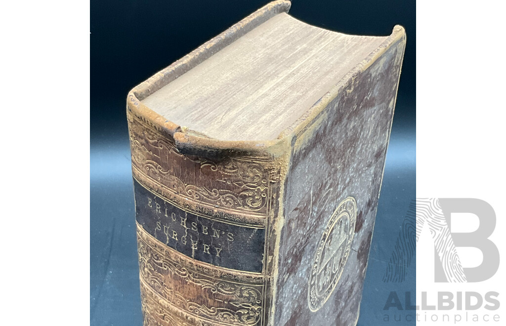 The Science and Art of Surgery ''ERICHSEN'S SURGERY'' by John Eric Erichsen
