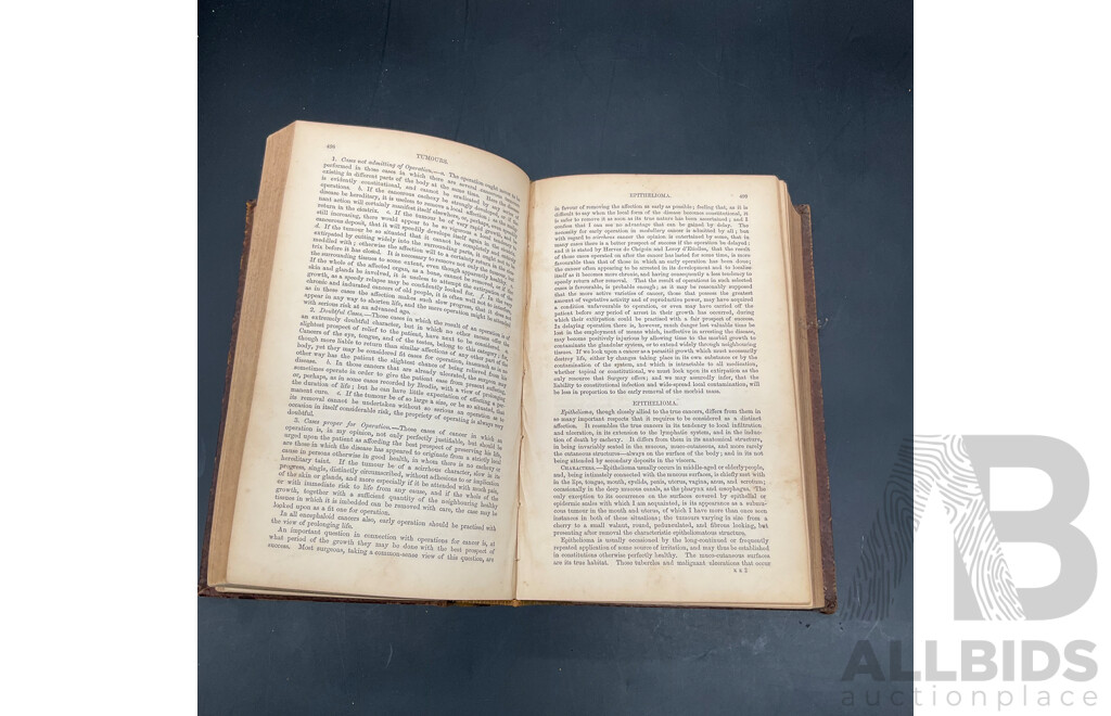 The Science and Art of Surgery ''ERICHSEN'S SURGERY'' by John Eric Erichsen
