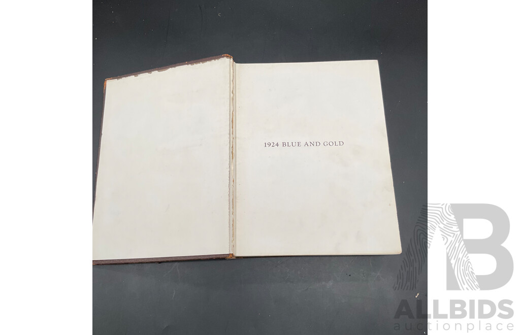Volume 50 of the 1924 BLUE and GOLD YEARBOOK , Published by The Junior Class of The University of California, Berkeley
