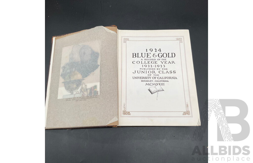 Volume 50 of the 1924 BLUE and GOLD YEARBOOK , Published by The Junior Class of The University of California, Berkeley
