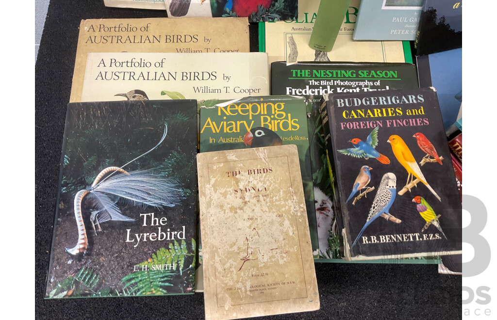 Collection of Vintage Books Focused on Birds, Pets and WildLife