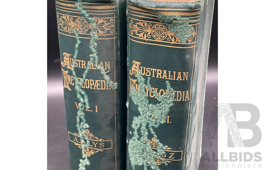 THE AUSTRALIAN ENCYCLOPAEDIA, Edited by Arthur Wilberforce Jose and Hebert James Carter, Vol. I - II