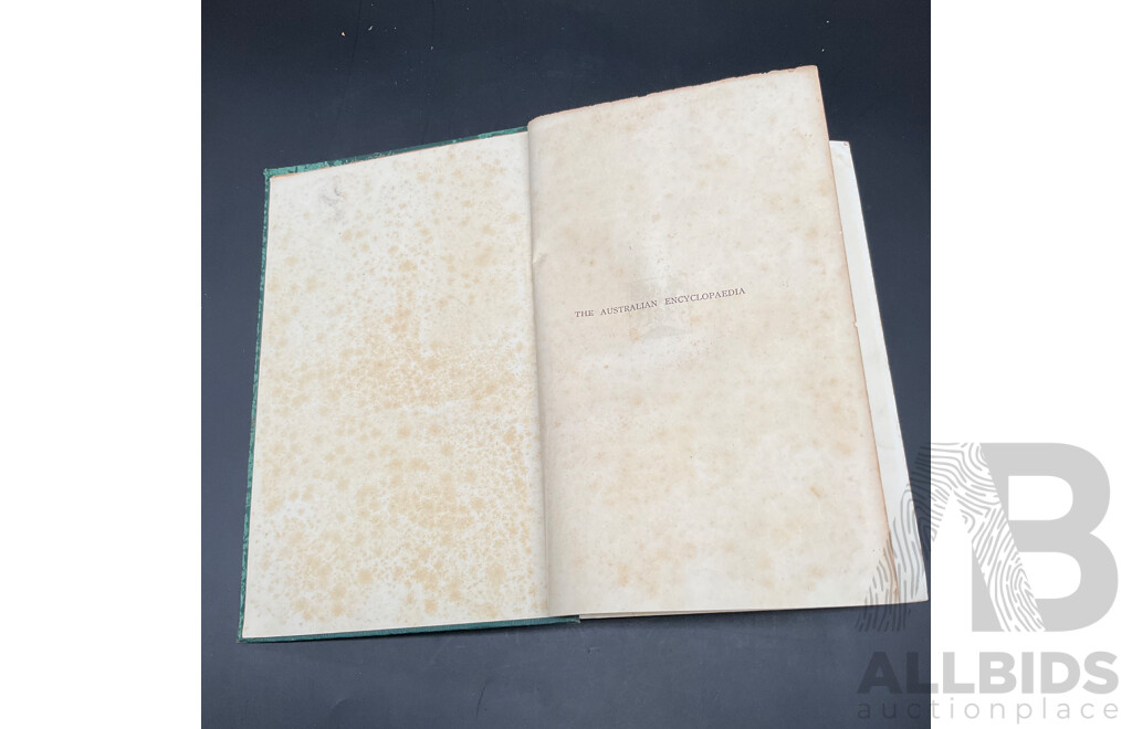 THE AUSTRALIAN ENCYCLOPAEDIA, Edited by Arthur Wilberforce Jose and Hebert James Carter, Vol. I - II
