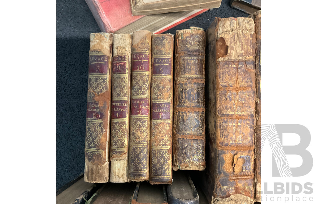 Collection of Antique and Vintage European Books - Lot of 23