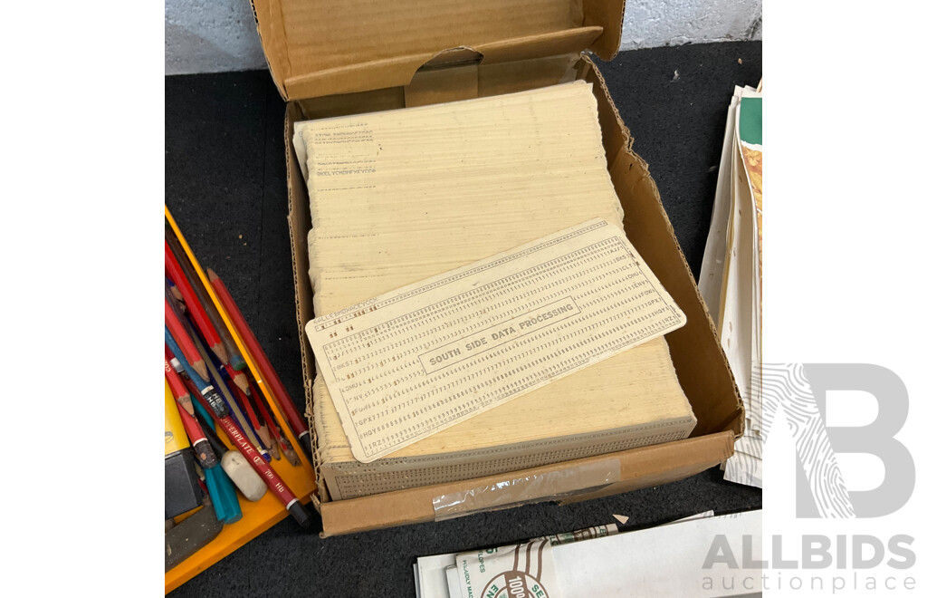 Assorted Vintage Office and Stationery Supplies