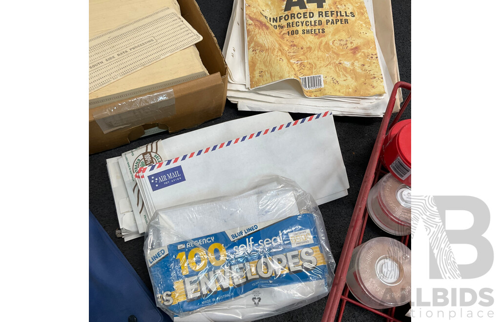 Assorted Vintage Office and Stationery Supplies